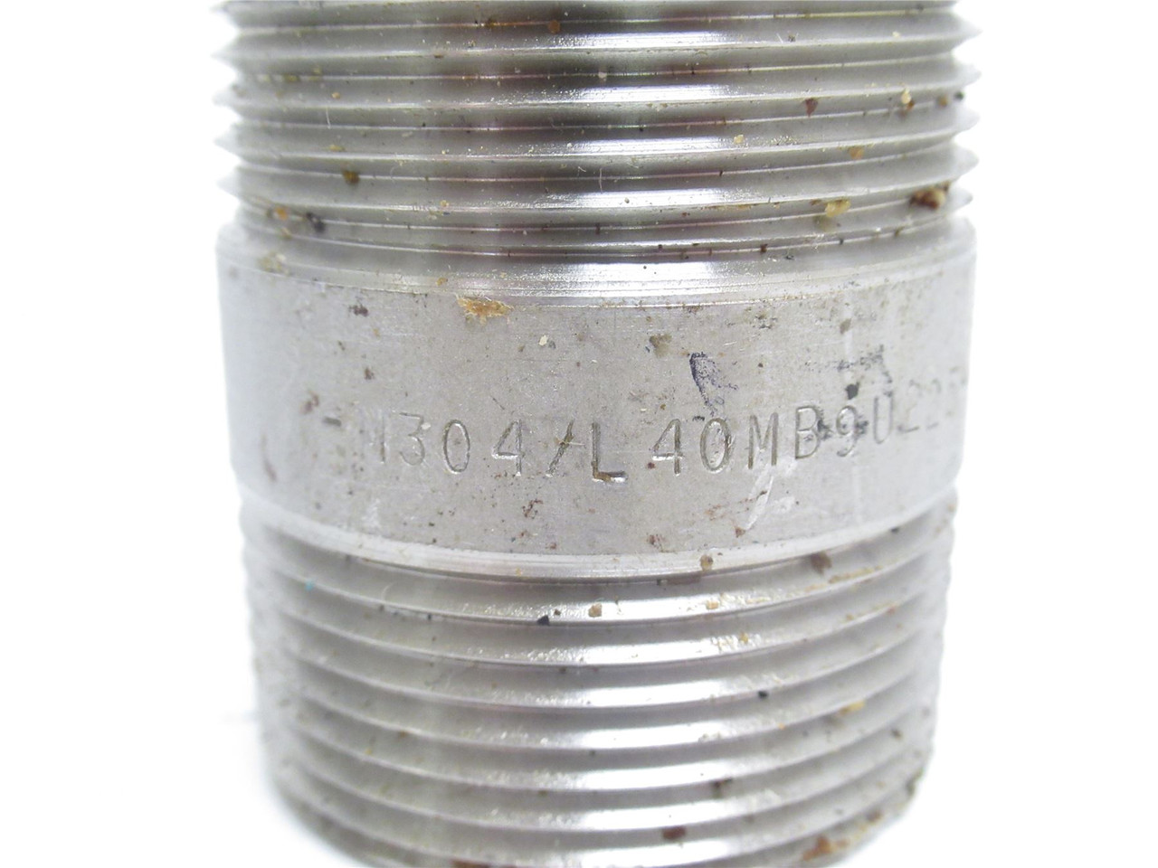 Industry-Std 61TY06; Pipe Nipple; SS-304; 1-1/4NPT; 2" Long