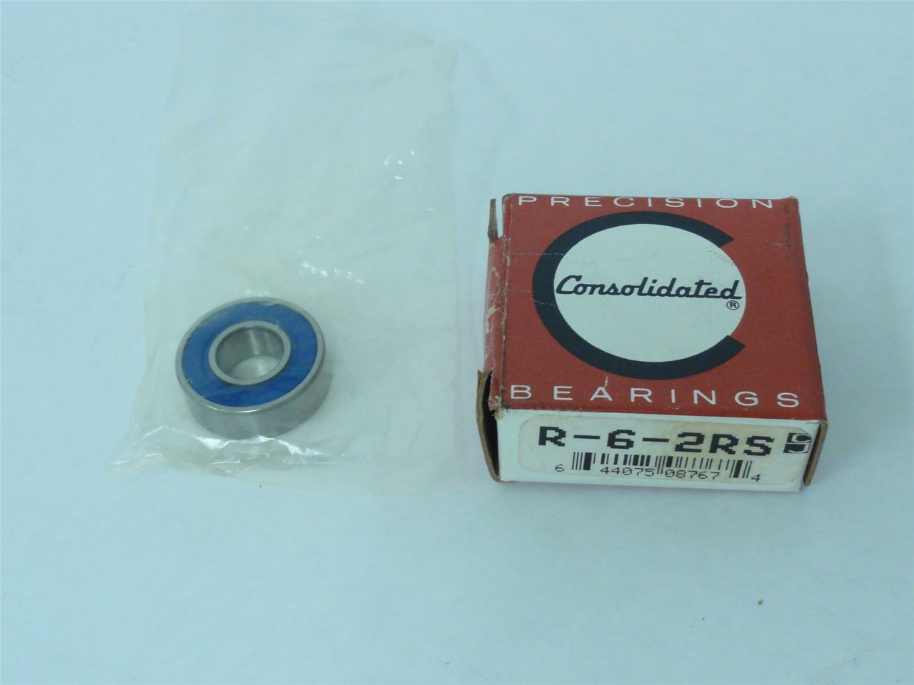 Consolidated R-6-2RS; Bearing; 0.375" ID; 0.875" OD