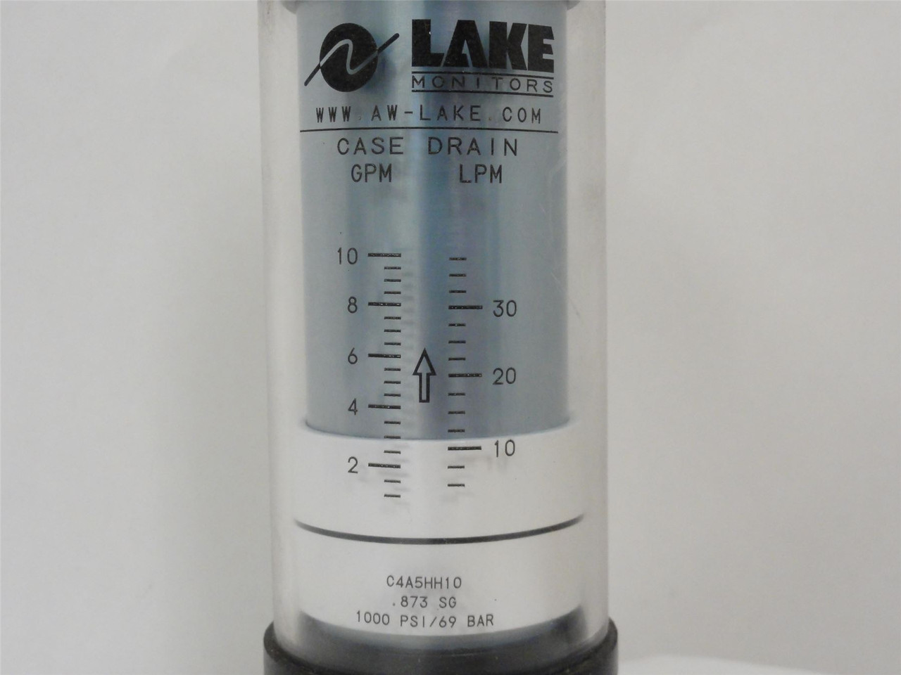 Lake Monitors C4A-5HH-10; Case Drain Flow Meter; 1000PSIG