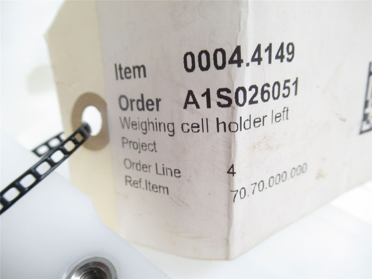 Meyn 70.70.000.000; Loadcell Holder; Left Hand