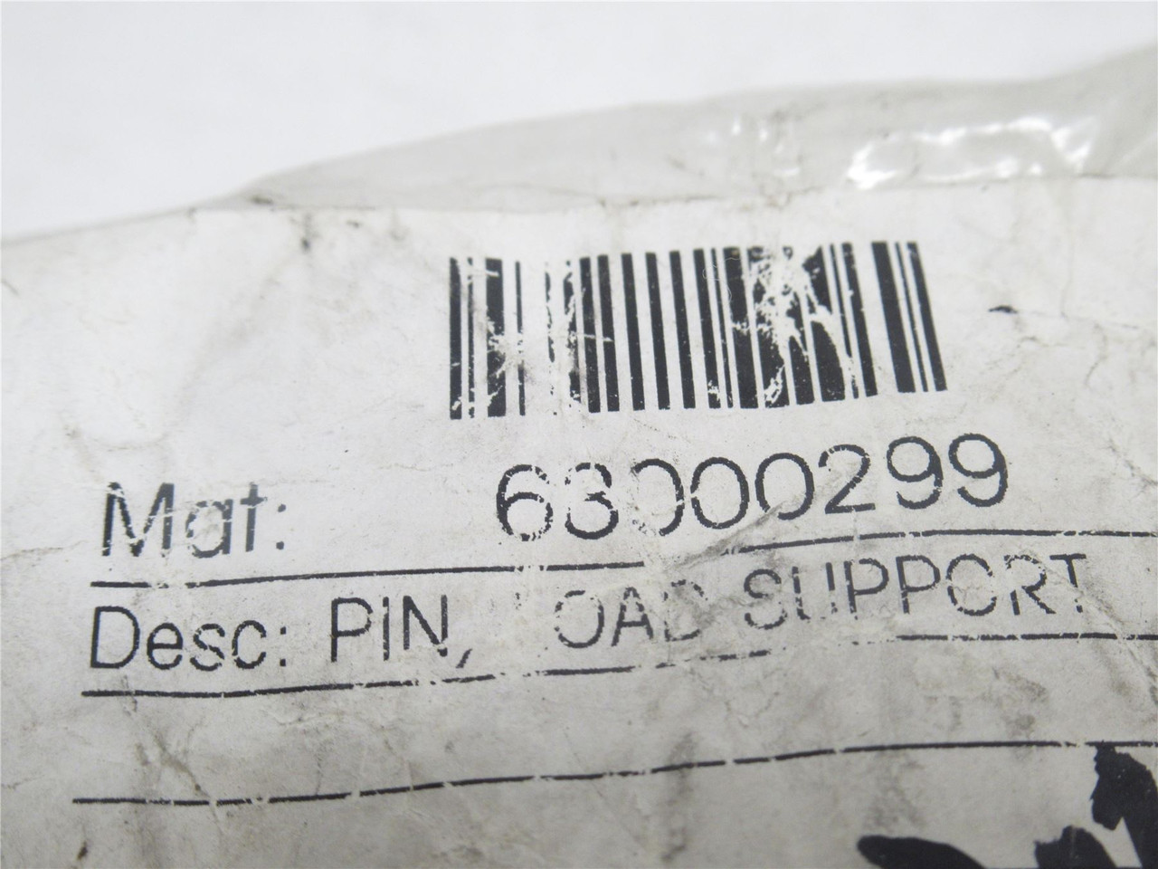 Mettler-Toledo 63000299; Load Support Pin; 3/4-16 Threads