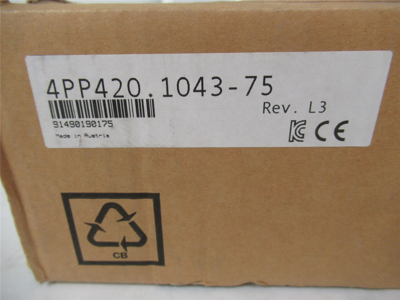 B and R Automation 4PP420.1043.75; Screen Display 24 VDC 10A