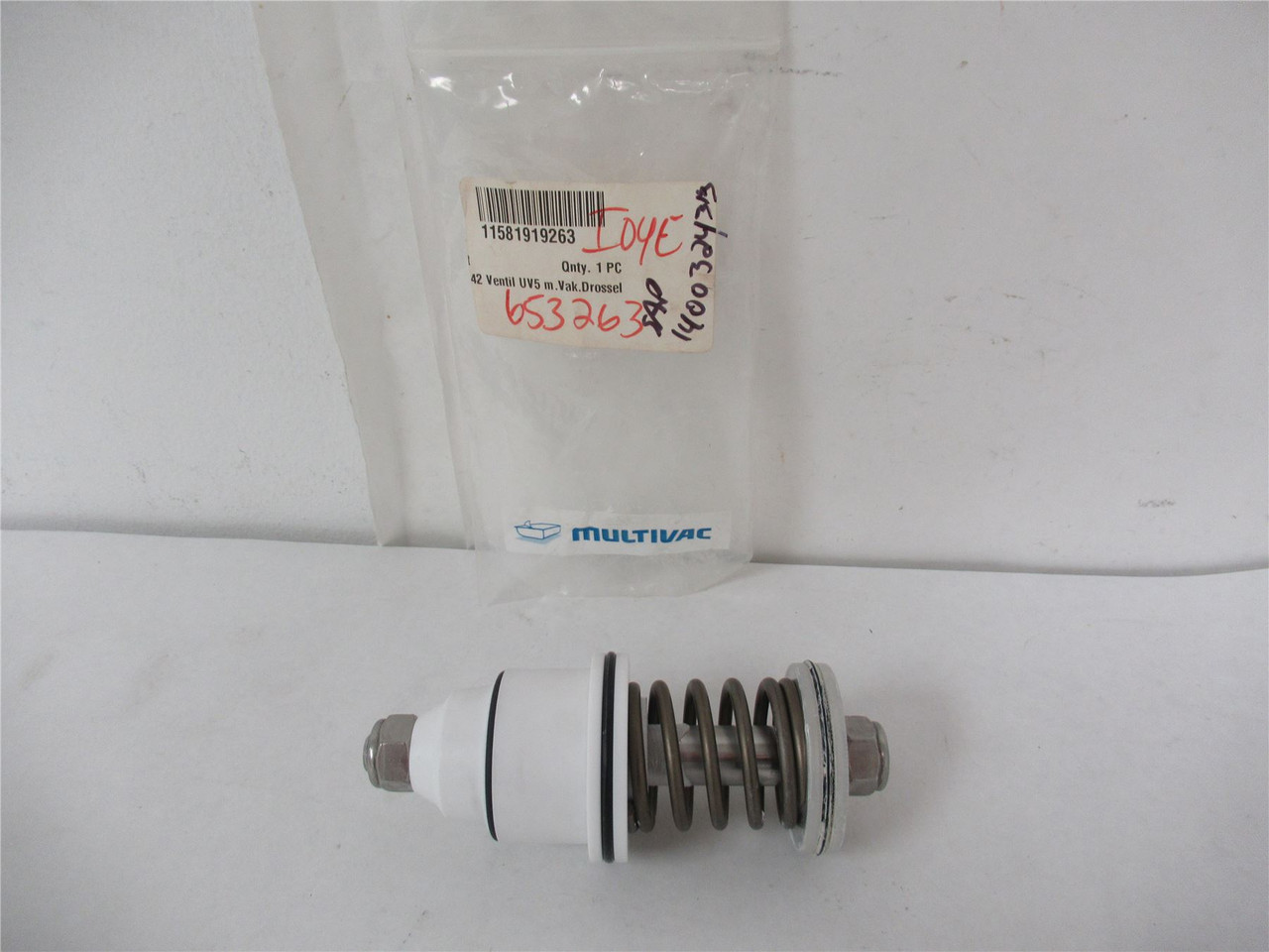Multivac 11581919263; Rapid Vent Valve