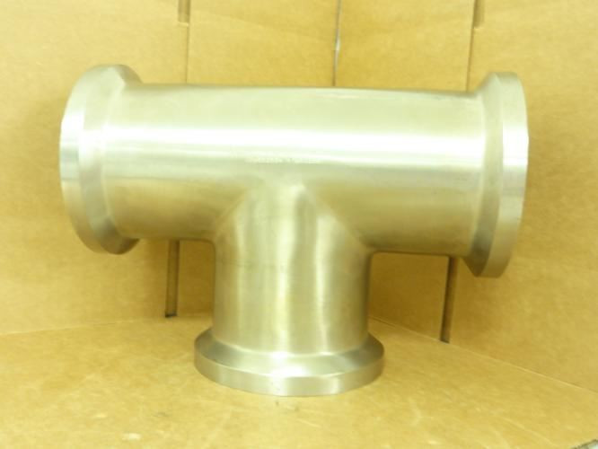 VNE JB#861015; Socket Weld Sanitary Tee; 4"ID; T316L