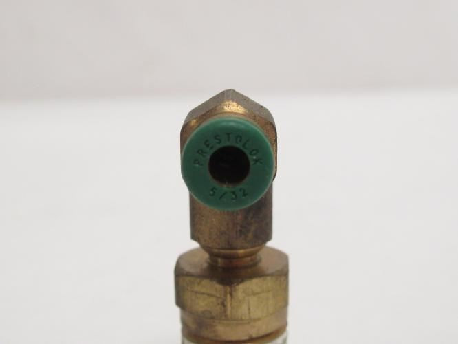Parker 169PL-5/32-4; Lot-5 Brass Elbows 90Deg 5/32"PTC x 1/4NPT