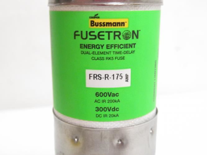 Bussmann FRS-R-175; Time Delay Fuse; 175A; 600VAC/300VDC