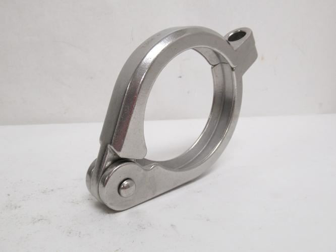 MFG- DX13ILB400; Single Bolt Clamp; SS-304 Missing Bolt; 4"