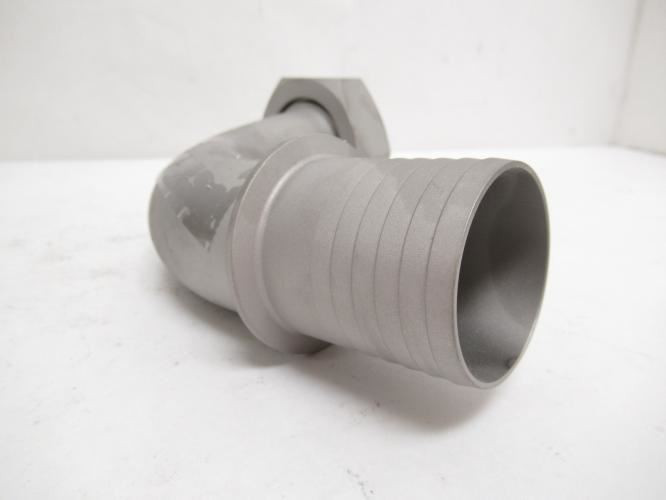 Weiler 1181738; Stainless Steel Pipe 90Deg; 2" Thread x 2" Barb