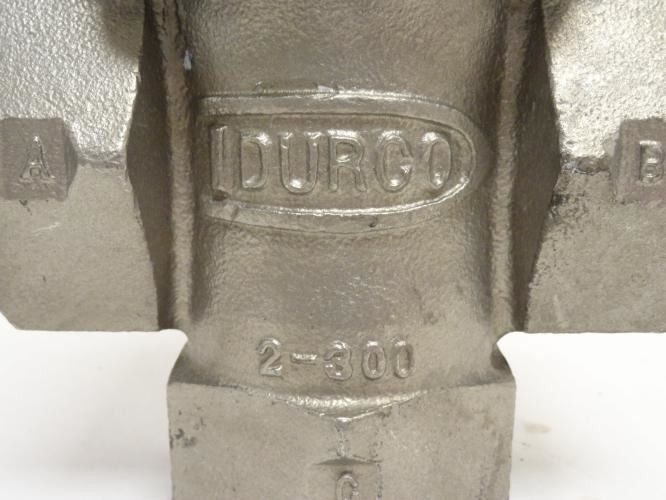 Durco MG432-2; Sleeveline Flow Control Tee Valve; 2FNPT