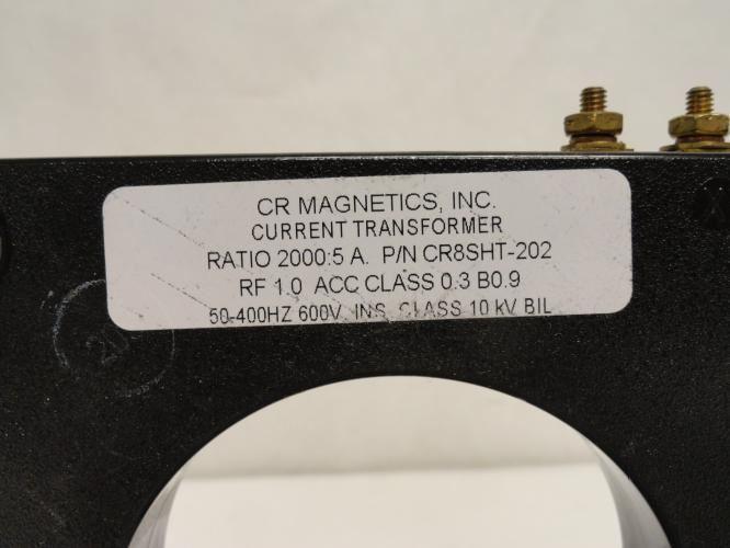 CR Magnetics CR8SHT-202; Current Transformer Ratio: 2000:5