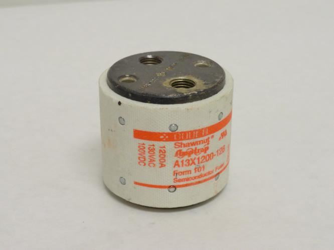 Gould A13X1200-128; Fast Acting Hockey Puck Fuse 1200A; 130VAC