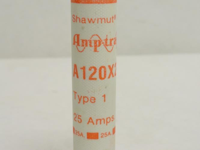 Gould A120X25-1; Amp-Trap Fast Acting Fuse; 25A; 1200V