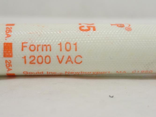 Gould A120X25-1; Amp-Trap Fast Acting Fuse; 25A; 1200V