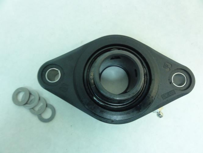 Rexnord KFXS2E20DC; Flange Ball Bearing; 2-Bolt; 1.25"ID