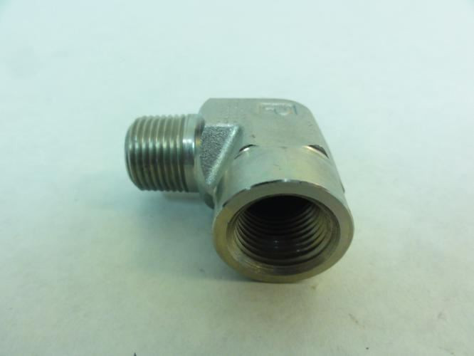 Parker 3/8CD; Street Elbow 3/8" NPT