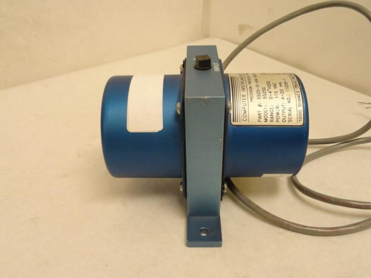 Computer Instruments 5525G; Pressure Transmitter 552504INH2OG7A