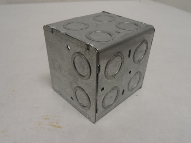 Cooper TP691; Lot-2 Steel Masonry Box; 2-Gang; 3-1/2" Deep