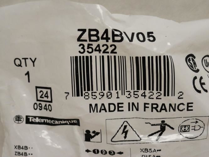 Telemecanique ZB4BV05; Pilot Light Head; Amber; 22mm