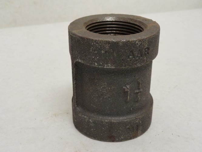 Anvil 361156201; Black Steel Pipe Coupler; 1-1/4Npt; Sch: 80