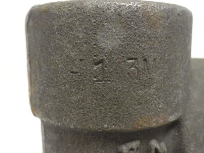 Anvil 361120009; Black Forged Steel Pipe Tee 1 NPT