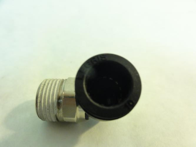 Legris 31091017; Male Elbow Fitting; 10mm Tube to 3/8" BSPT