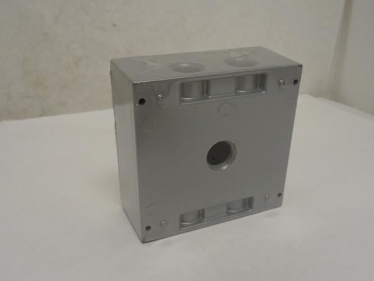 Red-Dot  2IH5-1; Weatherproof Box; 2-Gang; Five Hole Size: 1/2"