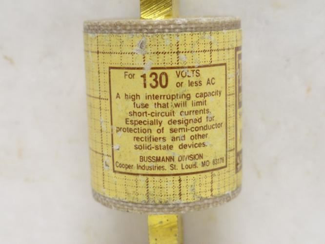 Bussmann KAA-200; Tron Rectifier Fuse; 200A; 130VAC
