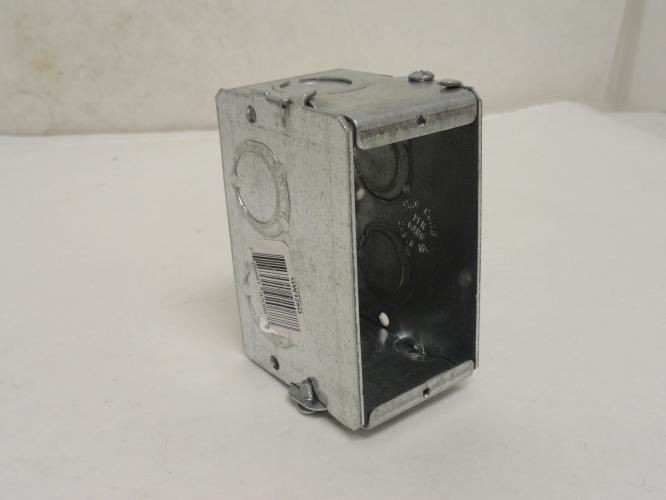 T&B GW125G ; Lot-5 Steel Gangable Masonry Box; 2-1/2" Deep