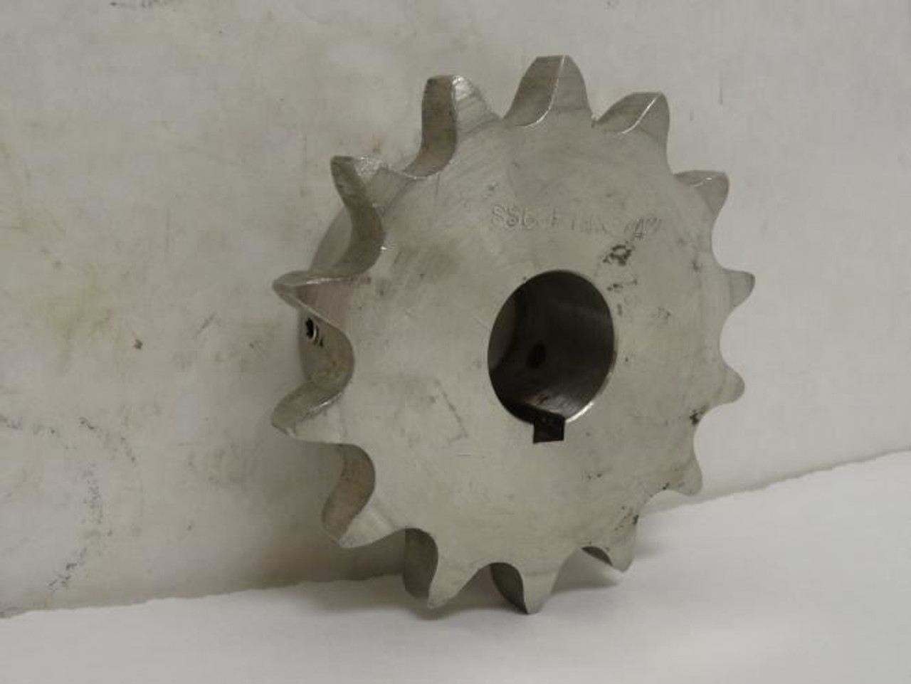 MFG- SS60B14X1; Sprocket # 60; SS; 14Teeth; 1"ID