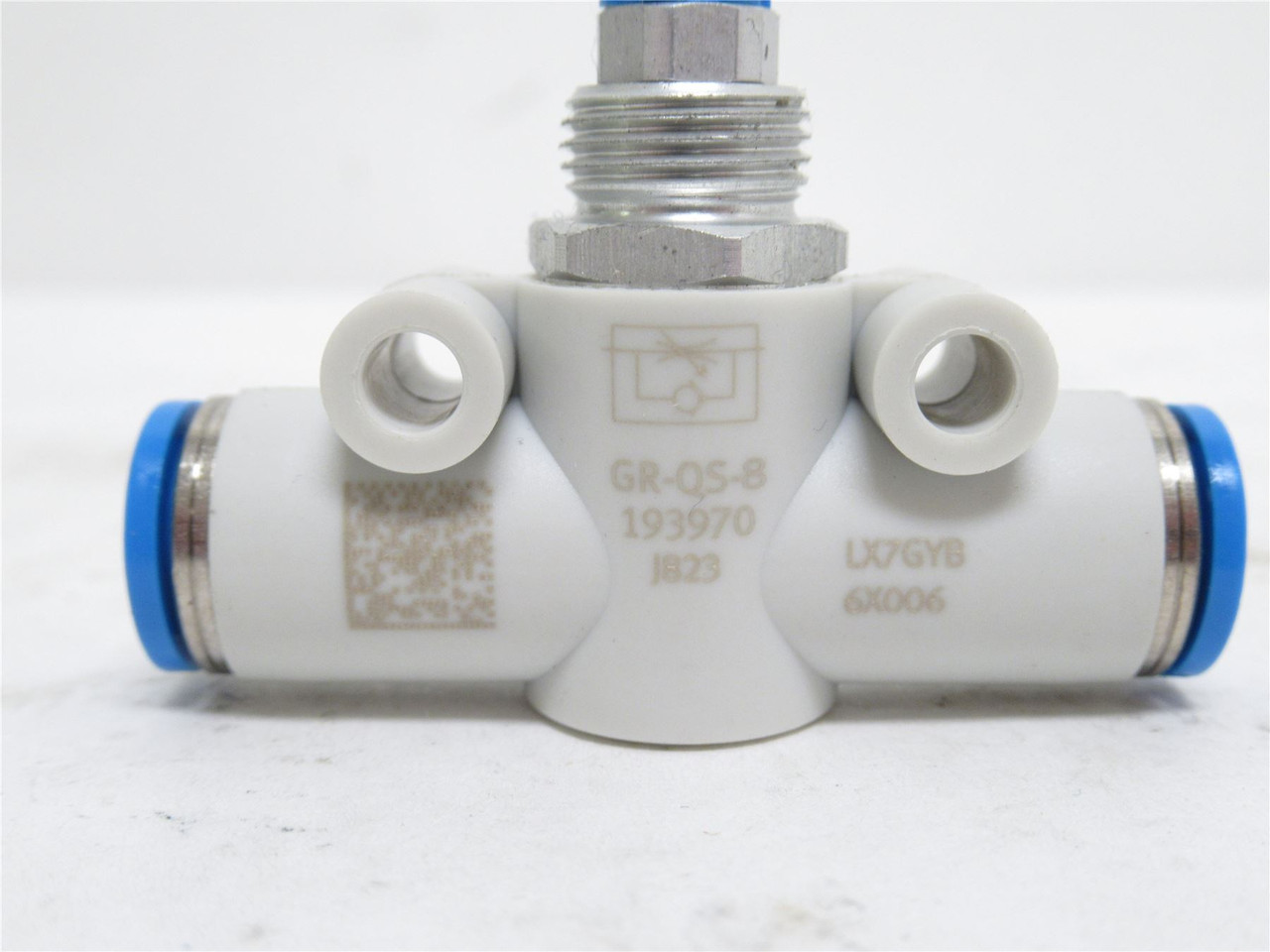 Festo GR-QS-8; Manual Flow Control Valve 193970; 8mm Tube PTC
