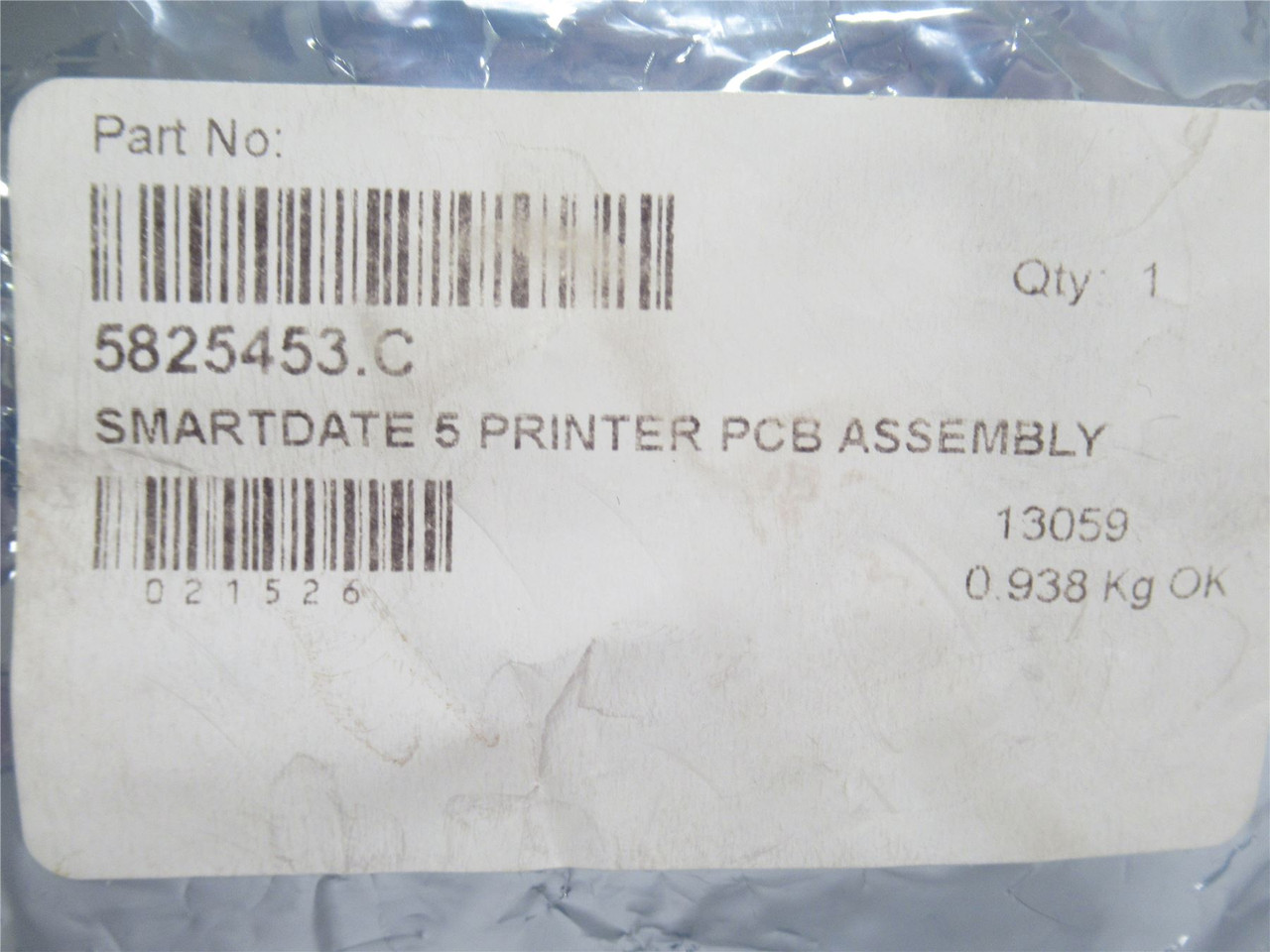 Markem 5825453-CF; Smartdate 5 Printer PC Board