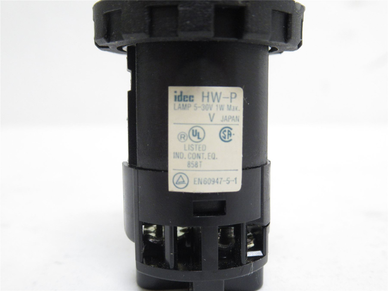 Idec HW1P-2FQD-A-24V; LED Panel Indicator; Amber; 24VDC; 1W