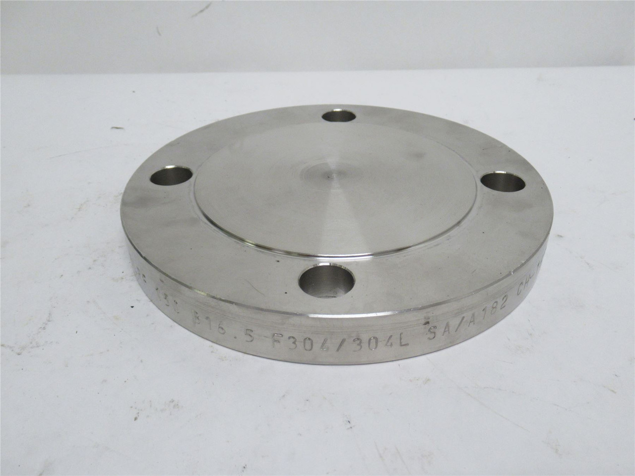 Industry-Std 4WPX6; Blind Pipe Flange; SS-304; 3"; 7-1/2"OD