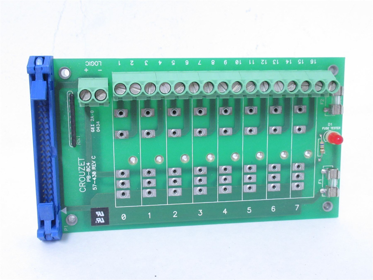 Crydom PB-8C4 57-430; Crouzet Relay Board