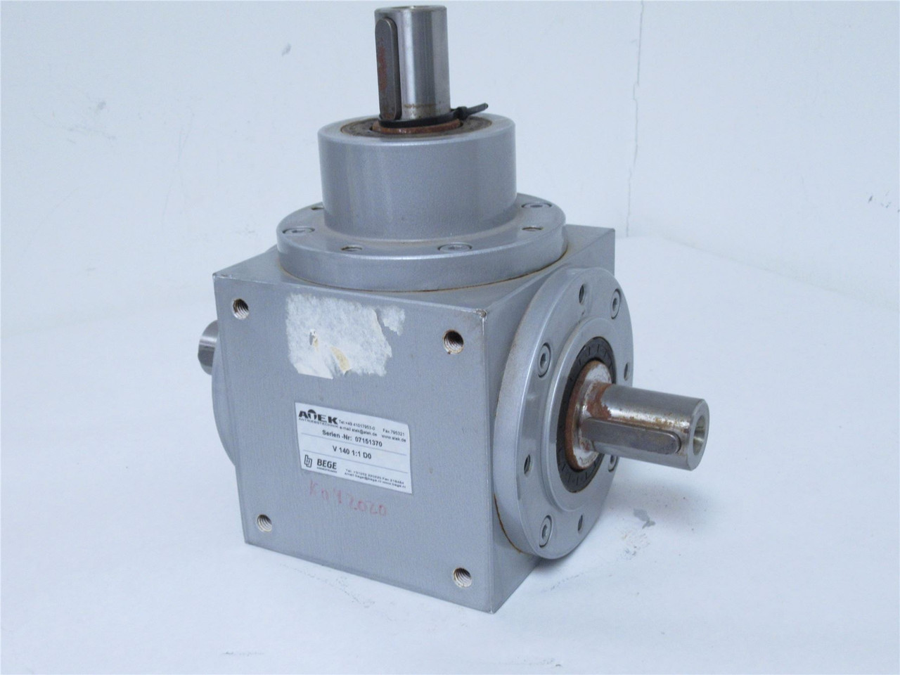 ATEK V 140 1:1 D0; Gear Box; 140 V; 1:1 Ratio; 32mm Dia