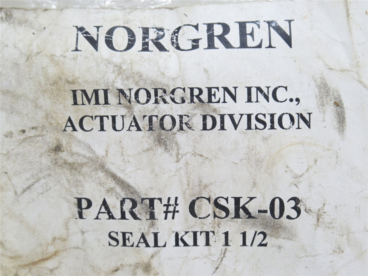 Norgren CSK-03; Seal Kit; 1.5B .63R CS R/K