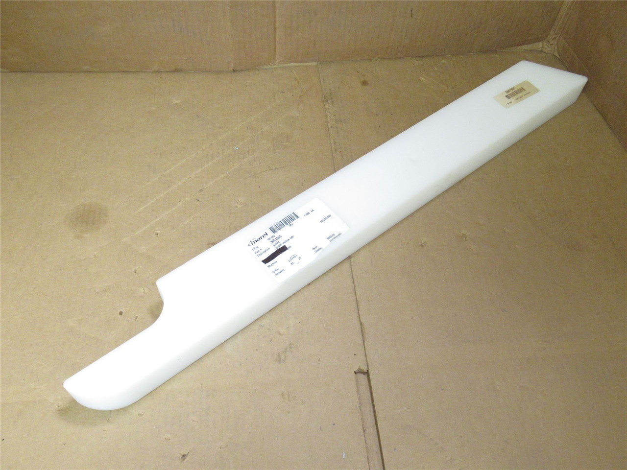 Marel 3661555; Incline Conveyor Guard; UHMW; Left