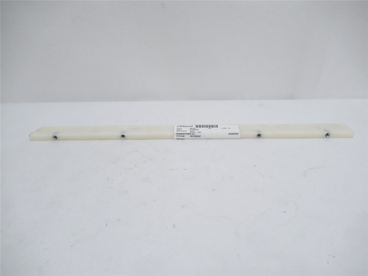 Marel 4120441; Auto Deboner Plate Assembly; 6-3/4"