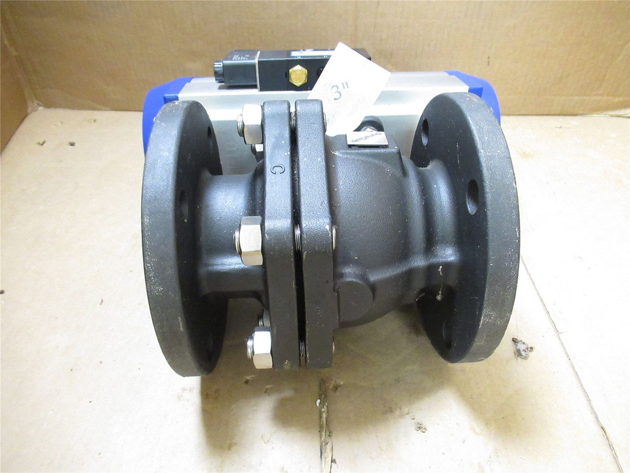 DynaQuip V5C6.EJ; Actuated Flanged Valve; Class: 150; Size 3"