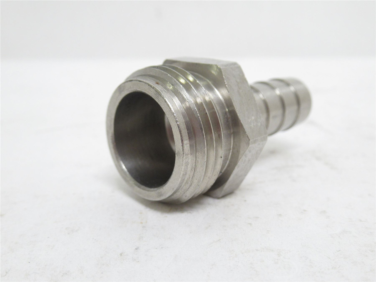 MFG- MDL-UNKN-237432; Lot-3 Hose Barbs; SS; 1/2" Barb