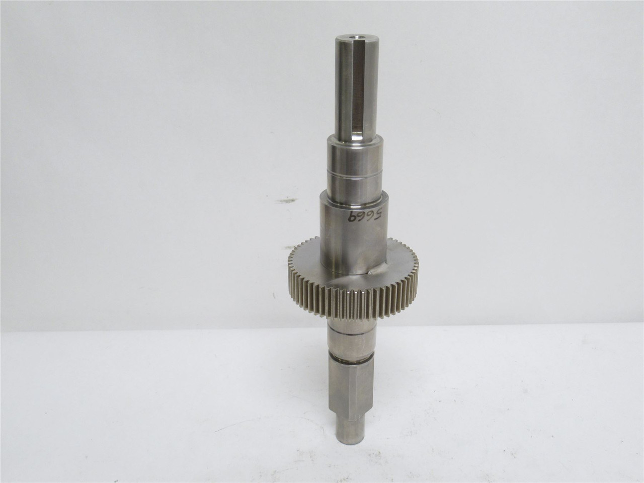 SPX 03AP225669; APV Long Gear Shaft; Steel; 12" Long