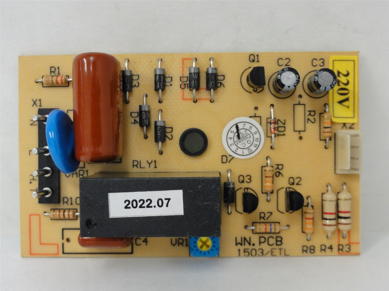 Sealer Sales PCB-WHLH-220V; PC Board; 220V; for W-Series