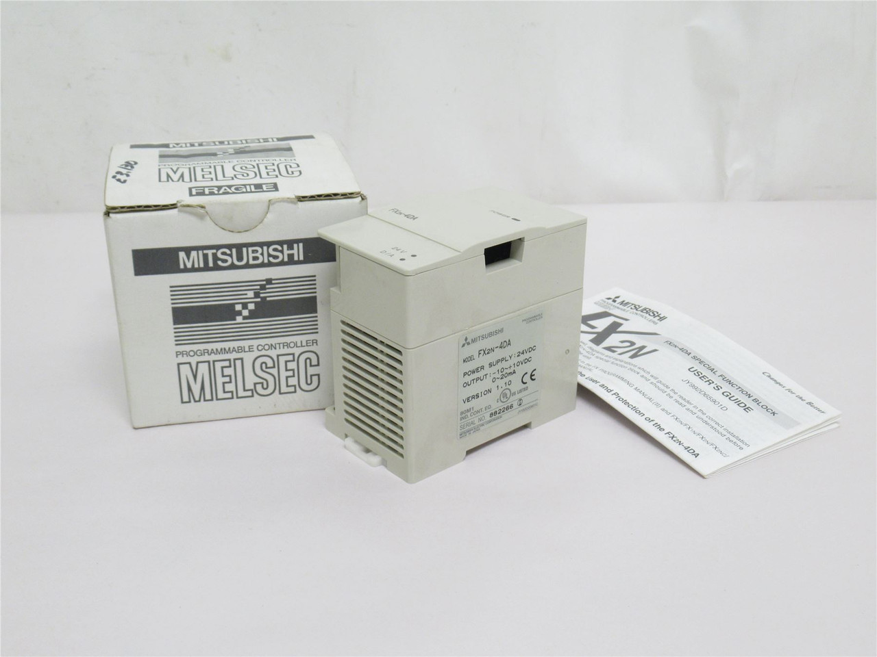 Mitsubishi FX2N-4DA; Special Function Block; 24VDC In
