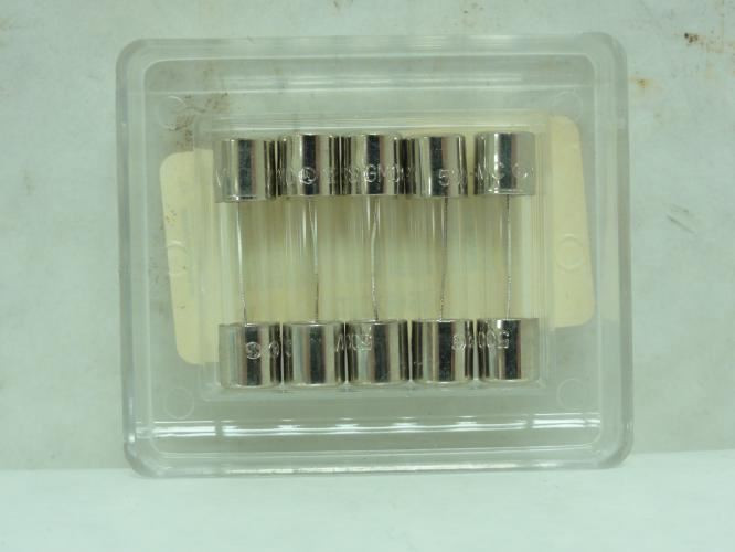 Bussmann GMC-500mA; Box-5 Time Delay Glass Fuse 500mA; 250VAC