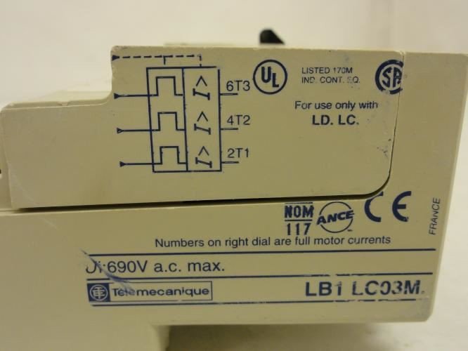 Telemecanique LB1LC03M22; Overload Relay; 16-25A