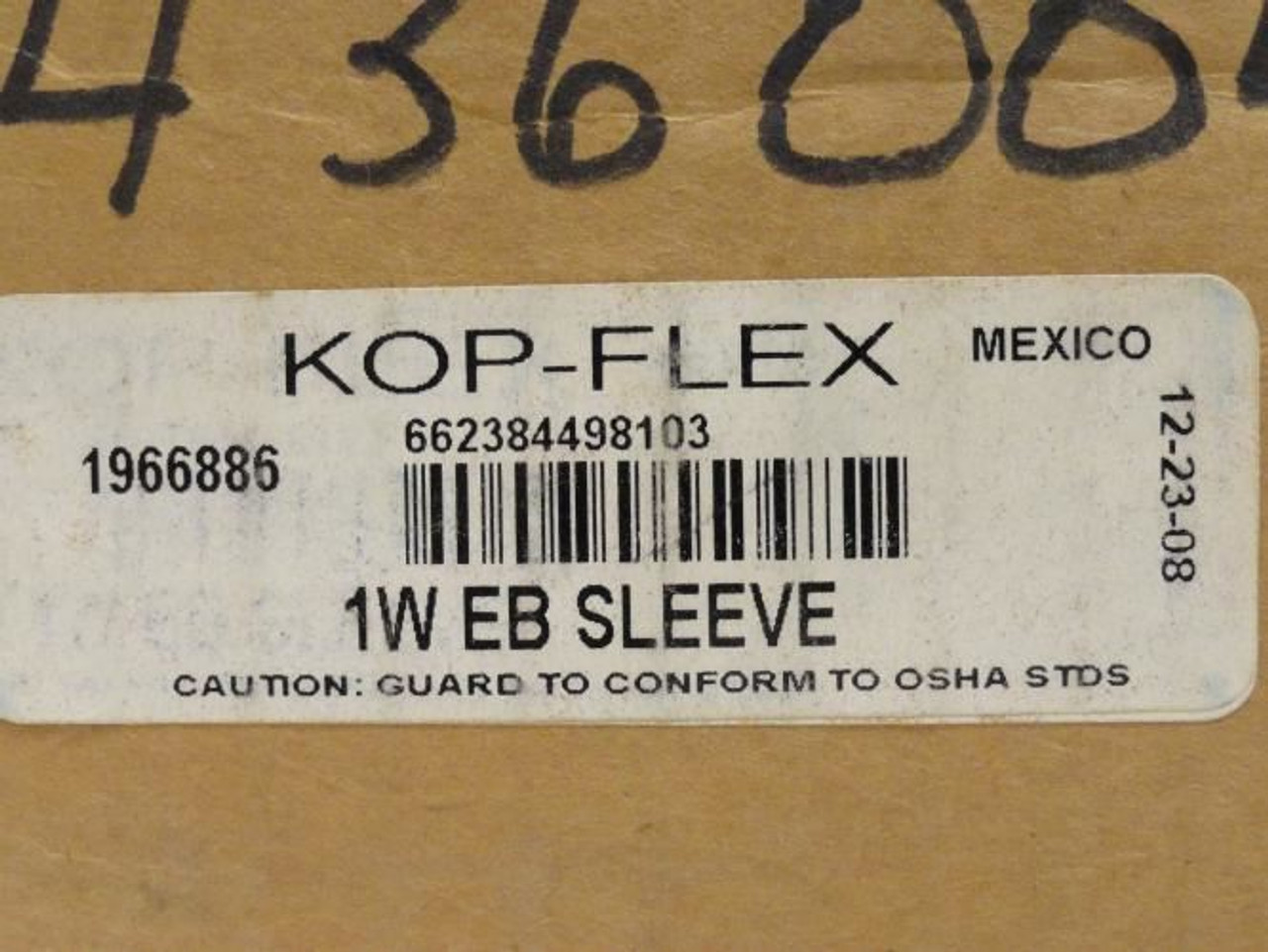 Kop Flex 1966886; Flanged Coupling Sleeve; 4-9/16" OD