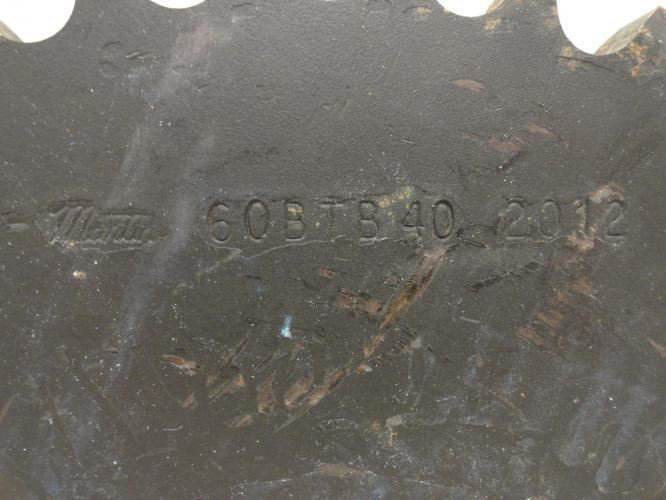Martin 60BTB40-2012; Bushed Sprocket # 60; 40Teeth