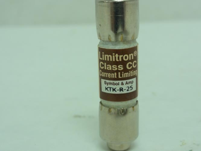 Bussmann KTK-R-25; Limitron Fast Acting Fuse; 25A; 600Vac