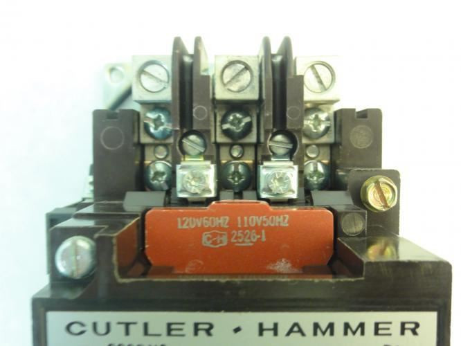 Cutler-Hammer C30DN3AB; Contactor; 60A; 3P; Coil: 120V