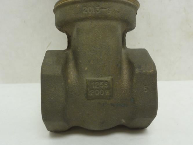 Hammond IB645 1-1/4; Bronze Gate Valve; 1-1/4 Fnpt Class: 125
